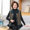 Women's Vests Mom Wears Mink Velvet Vest Autumn And Winter Grandma Waistcoat Coat With Shawl Cardigan Middle-aged Elderly People