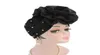Женский блестящий тюрбан из бисера с большими цветами, повязка на голову, свадебная вечеринка, платок на голову, шапочка для волос, повязка на голову, аксессуары для волос GB5887614289
