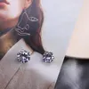 Rücken Ohrringe KADRUFI 6/7/8mm Magnet Stil Ohr Clip Glänzend Zirkon Für Frauen Kein Piercing Stud Femme klassische Punk Party Schmuck Geschenke