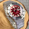 ساعة معصم الوحش S NH36 Diver Mechanical Watch Men Tandorio 200m Waterproof Wristwatch 120 Clicks Bezel Steel Bracelet Ar Sapphire Glass