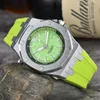 Projektantka marki na rękę na rękę panie zegarek wysokiej jakości kwarcowe zegarki Klasyki Royal Oak Hexagon Bezel Randwatch Fashion Guma Pasek Sports Modern Watches 9009