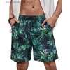 Shorts masculinos Haii férias praia shorts para homens casuais calças curtas 3d impresso flor elástica bandagem shorts pant maiô troncos de natação l231212