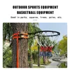 Bollar 35/45 cm Ingen stansning av basketkanten Kids Aldult Indoor och utomhusstandard baskethopp Hoop Hanging Basket Net Training Equipment 231212