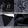 Men's Vests Designer Mens Classic Black Paisley Jacquard Folral Silk Waistcoat Vests Handkerchief Tie Vest Suit Pocket Square Set Barry.Wang 231212