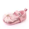 Babyschoenen Baby Meisjes Schoenen Zachte bodem Antislip Baby Lente Herfst Vlinder Knoop Mode Borns Crib Princess