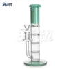 Hittn Glass Bong Wasserrohr 10 Zoll gerade Rohr Wasser Bong Turbine Perc Doppelhonigorische Perc Handblasen Rauchrohr mit 14mm Schüssel 420 Neu