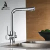 Kitchen Faucets Filter Deck Mounted Mixer Tap 360 Rotation with Water Purification Features Crane For WF0175 231211