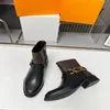 Stivali alti piatti Westside di lusso da donna con inserto in gomma suola in pelle di vitello marrone scuro nero con inserto in gomma sneakers con cerniera laterale