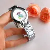 Wristwatches Girls Fashion Trend Colorful Beads Square Diamond Label Watch High End Style Leisure Luxury Quartz Brand