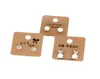 44cm 500Pcs KraftWhite Paper Ear Stud Hang Tag Jewelry Display Card Earring Kraft Paper Tags4866435