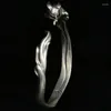 Bangle de pulseira artesanal de nove tailed phoenix cauda de estilo nacional de estilo nacional personalizado presente versátil para namorada