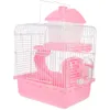 Autres fournitures pour animaux de compagnie Hamster Cage Chinchilla Jouets Rat Room Guinée Cacher Plate-forme Accessoires Château Abs Doublecouche Doubledeck Hideout Cages 231211