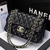 10A Top Tier Quality Jumbo Double Flap Bag Luxury Designer 25CM Real Leather Caviar Lambskin Classic All Black Purse Quilted Handbag Shoulde 01