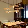 Lampade a sospensione 1 pz sud-est asiatico intrecciato a mano luci di bambù diametro 35 cm rattan lampadario in vimini lampada artistica per sala da pranzo