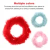 Pendant Necklaces 6 Pcs Decoracion Halloween Pink Boa DIY Accessories Tops Embellishments Turkey Feathers Colorful For Women