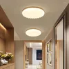 Plafondverlichting Modern Eenvoudig Rubberwood PVC Lamp LED Warm wit Dimmen Slaapkamer Woonkamer Gangen Sterverlichting 480 mm 380 mm armatuur