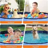 Baby Rail Ball Pool Kinder Sand Schwimmbad Säuglingsgruben Faltbarer Ozean Laufstall Spielzeug Hund Waschbarer Faltzaun Kind Geschenk 231211