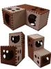 Cat Toys 5 Color Clining Tunnel Love Love Feltable Board Comfort Comfort Pet Pet Duplex House للعب التفاعلي 231212