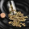 Ny 100st Gold Universal Lighter Crushed Stone Ingen bensinersättning av reservdelar storlek (2,2x5mm) Flint