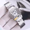 New Small Panthere de Swiss Quartz Womens Watch Wspn0006 White Dial Bracelet Steel Steeld Bracelet Watches Watches 22mm WatchZone269M