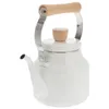 Ensembles de vaisselle Bouilloire japonaise Petit thé pour cuisinière Pot Théière de cuisine en céramique en vrac Portable Tanker émaillé