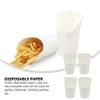 Wine Glasses Disposable Cup Kraft Paper Oblique Ice Cream for Canteen Kitchen Shop el 231211