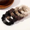 Hair Accessories Fashion Faux Fur Plush Head Rope Winter Large Intestine Circle Band Scrunchies Women Girls Tie Accessory