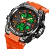 Armbanduhren Herrenuhr LOQNCE Male Montre Homme Sportuhren Digital Double Time Chronograph Herren LED-Anzeige Quarz