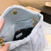 10a yüksek kaliteli tasarımcı çanta moda kadın çanta flep çanta omuz çantası lambhair çanta crossbody çantaları lüks tasarımcı çantalar zımpara zinciri çantası polikrom