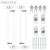 Baby Locks es PROSTER 4 Pack Janela Porta Restritor Segurança Infantil Bloqueio Cabo Fio Bloqueio Branco Fit Para PVC Madeira Alumínio Metal 231211