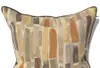 Oreiller à la mode géométrique marron Orange jaune, taie d'oreiller décorative/almofadas 45 50, couverture moderne européenne, décoration de la maison