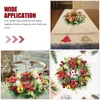 Decorative Flowers Christmas Holder Garland Wreath Table Centerpiece