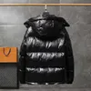 Parkas de plumón para hombre, chaqueta informal con capucha Topstoney, abrigo lavable de Cachemira brillante para parejas, ropa esponjosa de invierno, G4MK