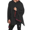 Trench da uomo Giacca invernale con cappuccio Halloween Steampunk Abiti maschili gotici Giacca a vento medievale Cappotto lungo Mantello Techwear