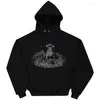 Dameshoodies Arajuku Personality Alien UFO Capture Die Heren en sweatsirt Winterpaar