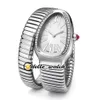 Moda tubogas 101816 Panie zegarki 102493 SP35C6SDS 1T WOMENT WATM SWISS Kwarc White Diamond Bezel SS stalowe uzwojenie BRAC196T