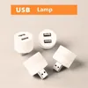 Ночные огни USB-вилка 5 В 1 А Рекламный подарок Заряженный светодиодный мини-разветвитель лампы Аварийное разделение на две части