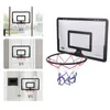 Bolas pequena porta montada conjunto de cesta de basquete interior pendurado cesta de basquete e kit de jogo de rede para crianças 231212