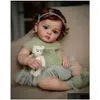 Куклы 60 см, кукла Bebe Reborn, милая маленькая девочка, ручная роспись, 3D видимые вены, мягкая на ощупь детская игрушка Bonecas, Прямая доставка Dhb6L