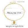 Pendant Necklaces Ccgood Statement Jewelry Gold 18 K Plated Oval Chunky Chain Necklace For Women Medallion Vintage Jewellery