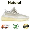 Top Designer V2 Yezzey Slide35 Sports Chaussures de course Femmes Femme Sneakers réfléchissants Triple Triple White Breathable Flatrs Trainers Lace-Up Plate-Forme Sneakers 434