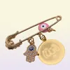 Muslim Allah Brosch Turkish Evil Eye Baby Pin0123456771848578089972