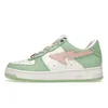 Designer schoenen Designer voor stasen Dames Zwart Wit Baby Blue Oranje Camo Green Pastel Pink Nostalgic Gray Mens Patent Leather Fashion Trainers Sports sneakers