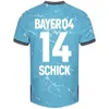 23/24 Футбольные майки Bayer 04 Leverkusen 3rd DEMIRBAY WIRTZ BAKKER Футболка 2023 2024 BAILEY SCHICK PAULO CH Aranguiz DIABY домашняя форма для третьего мужского комплекта