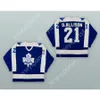 GDSIR CUSTOM DAVE ALLISON 21 Newmarket Saints Blue Hockey Jersey Nouveau Top Ed S-M-L-XL-XXL-3XL-4XL-5XL-6XL