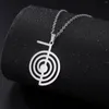 ペンダントネックレスReiki Cho Ku Rei Necklace Healing Energy Yoga Power Sacred Geometry Protect