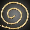 Europe United States foreign trade supply men 's necklace 18K gold - plated clavicle chain hip - hop jewelry194n