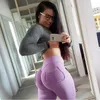 Leggings femininas Leggings femininas CHRLEISURE Sexy Push Up Fitness Leggings Mulheres Calças de cintura alta Sporting Leggins Workout Candy Color Leggings Bolsos S-XL 231212