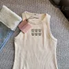 Women's Knits & Tees designer Letters Women Singlet Tanks Tops Sleeveless Shirt Vest Sexy Yong Lady Tank Summer Cool Gym S3AD