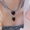 Anhänger Halsketten Mode Handgemachte Perlen Halskette Für Frauen Süße Herz Sommer Mädchen Choker Kragen Kette Jewerly Geschenk